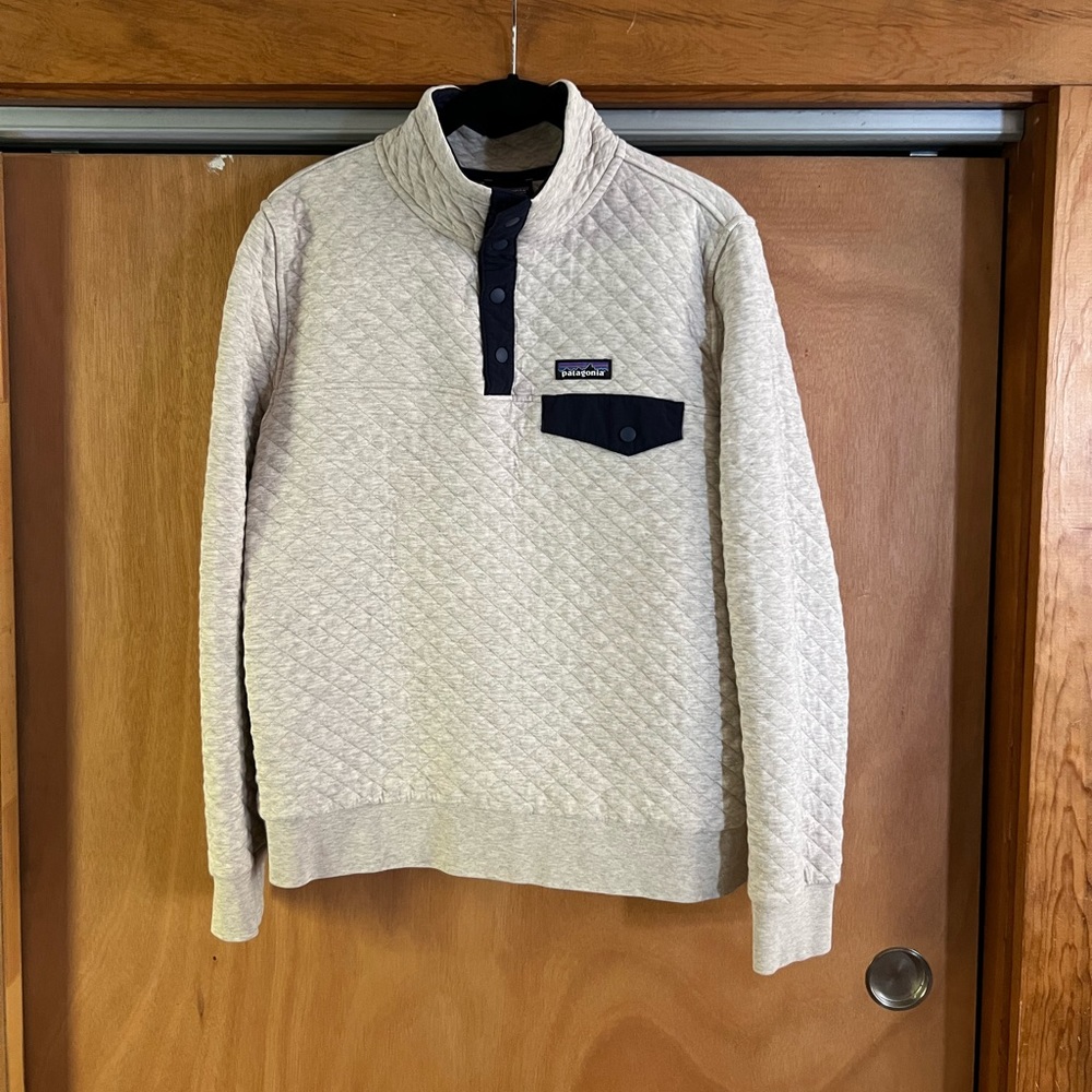 Patagonia Cotton Quilt Snap-T Pullover size Medium